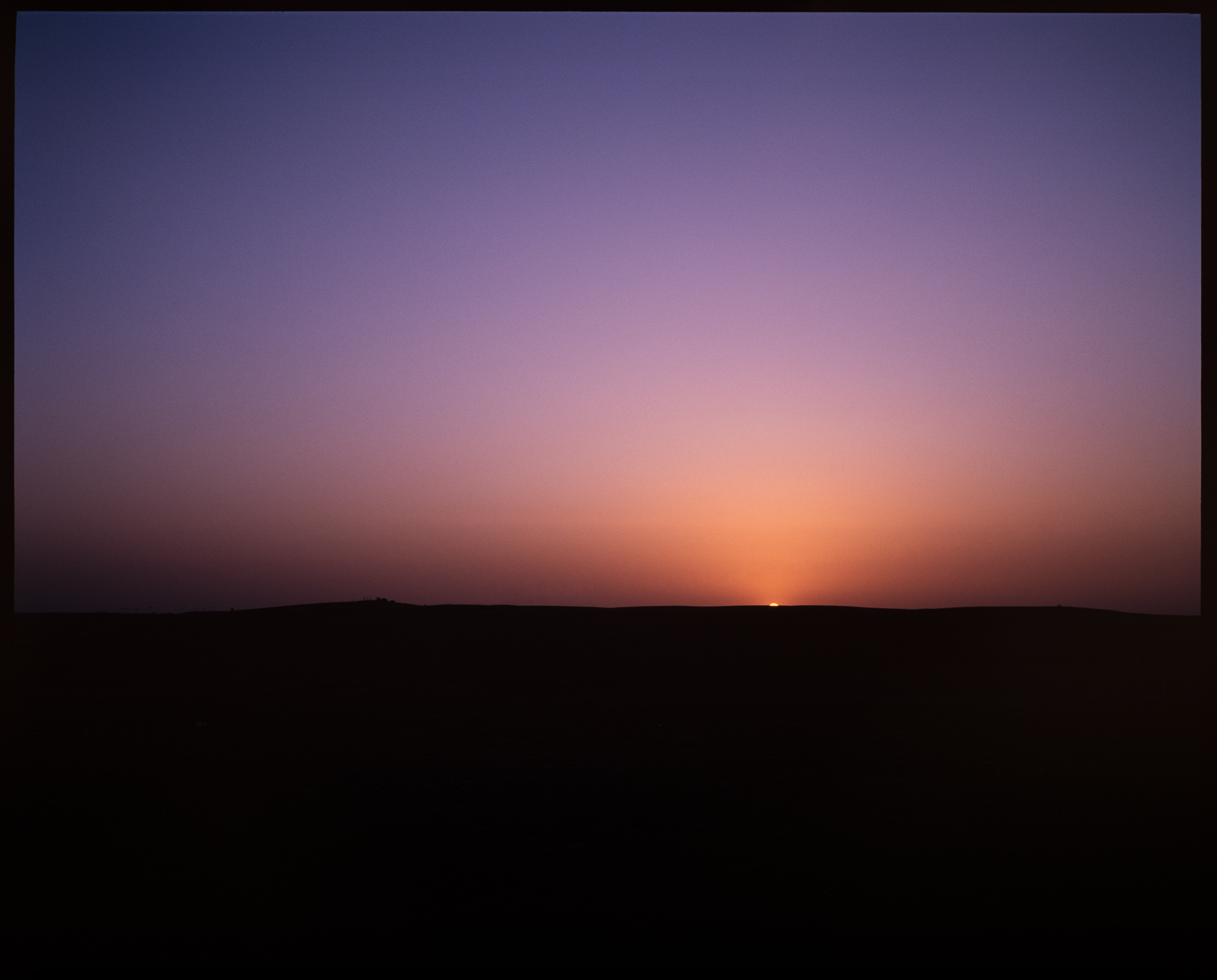 Desert Sunset Ektachrome Kodak Mamiya7 analog photography film e100